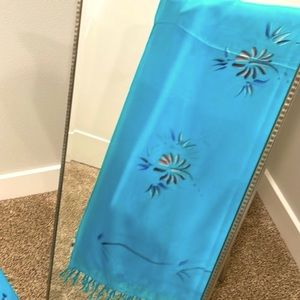 sarong wrap dress swim cover up or scarf from Hibiscus Collection hand painted